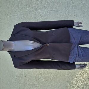 Zara Basic (Spain) Ladies Elegant Black (1) Button Luxe Blazer